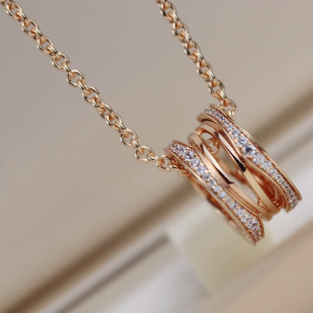 [Super]ZERO 1 PINK GOLD NECKLACE