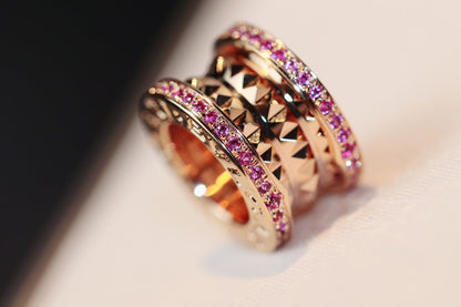 [Super]ZERO 1 ROCK PINK GOLD PINK DIAMOND NECKLACE
