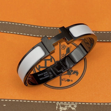 [Super CiCi ]H ARMBAND 12MM SCHWARZ WEISS KERAMIK