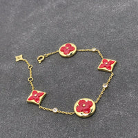 [Super Jewellery]STAR AND SUN CARNELIAN 4 MOTIFS 3 DIAMONDS
