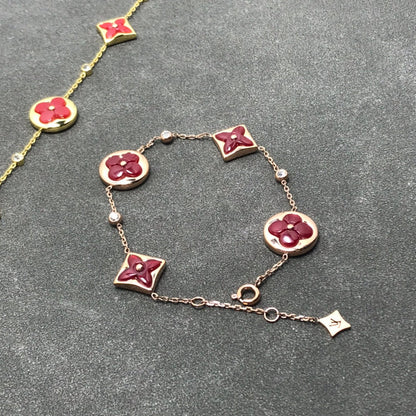 [Super Jewellery]STAR AND SUN CARNELIAN 4 MOTIFS 3 DIAMONDS