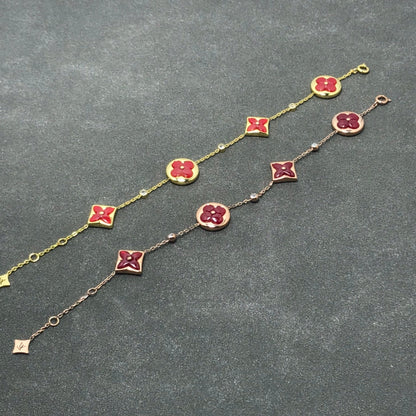 [Super Jewellery]STAR AND SUN CARNELIAN 4 MOTIFS 3 DIAMONDS