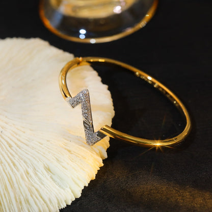 [Super Jewellery]VOLTE UPSITE DOWN GOLD DIAMOND BRACELET