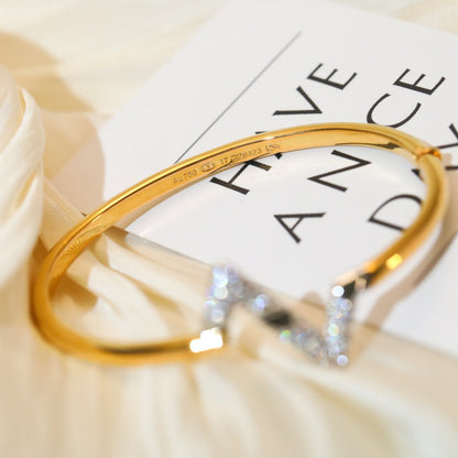 [Super Jewellery]VOLTE UPSITE DOWN GOLD DIAMOND BRACELET
