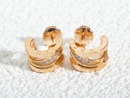 [Super]ZERO 1 PINK GOLD DIAMONDS EARRINGS