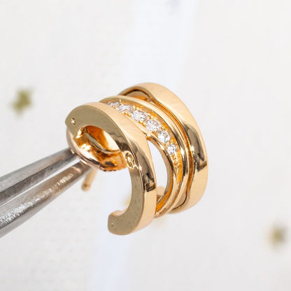 [Super]ZERO 1 PINK GOLD DIAMONDS EARRINGS