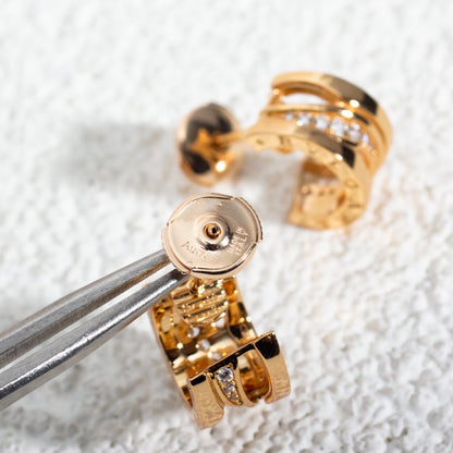 [Super]ZERO 1 PINK GOLD DIAMONDS EARRINGS