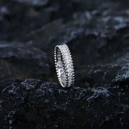 [Super Jewellery]PERLEE DIAMOND SILVER RING