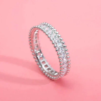 [Super Jewellery]PERLEE DIAMOND SILVER RING