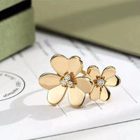 [Super Jewellery]CLOVER COMOS GOLD DIAMOND RING