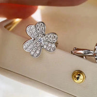 [Super Jewellery]CLOVER COMOS DIAMOND EARRINGS SILVER