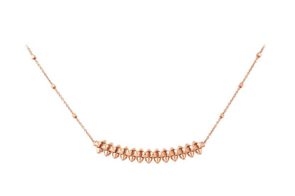 [Super Jewellery]CLASH PINK GOLD NECKLACE