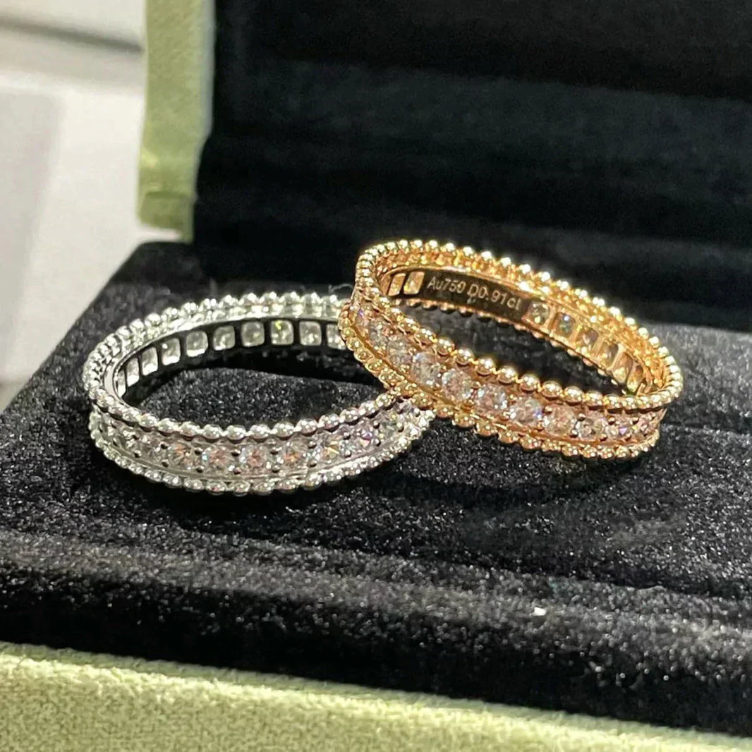[Super Jewellery]PERLEE DIAMOND ROSE GOLD RING