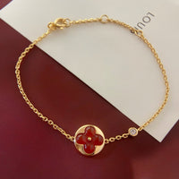 [Super Jewellery]SUN PEDANT CARNELIAN BRACELET