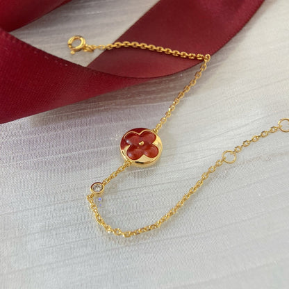 [Super Jewellery]SUN PEDANT CARNELIAN BRACELET
