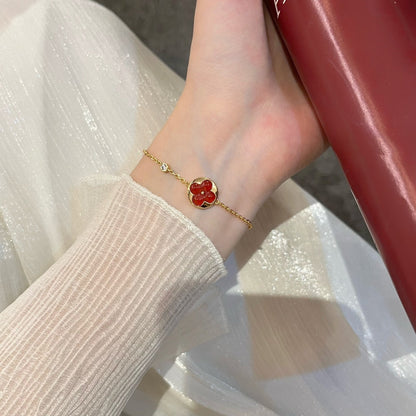 [Super Jewellery]SUN PEDANT CARNELIAN BRACELET