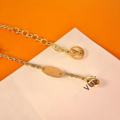 [Super Jewellery]LOGO STAR MOTIF GOLD BRACELET