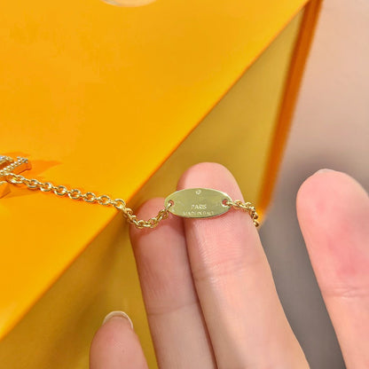 [Super Jewellery]LOGO STAR MOTIF GOLD BRACELET