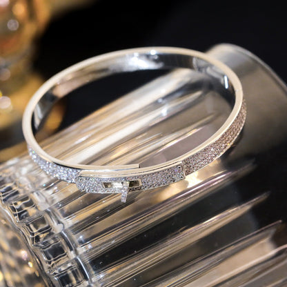 [Super Jewellery]KELLY BRACELET DIAMOND PAVED