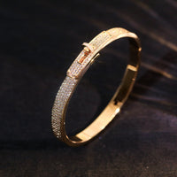 [Super Jewellery]KELLY BRACELET DIAMOND PAVED