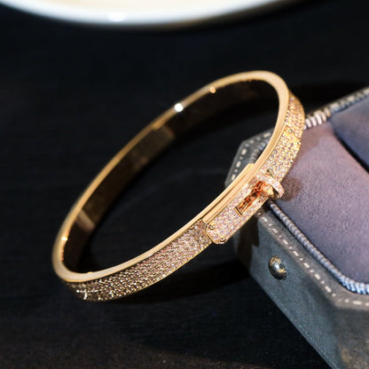 [Super Jewellery]KELLY BRACELET DIAMOND PAVED