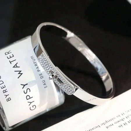 [Super Jewellery]KELLY SILVER DIAMOND BRACELET