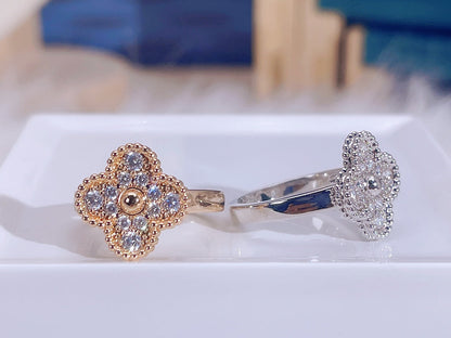 [Super Jewellery]CLOVER DIAMOND RING