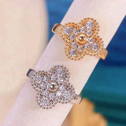 [Super Jewellery]CLOVER DIAMOND RING