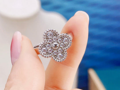 [Super Jewellery]CLOVER DIAMOND RING
