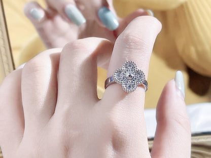 [Super Jewellery]CLOVER DIAMOND RING