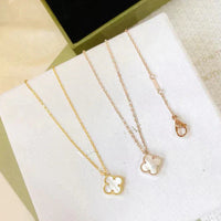 [Super Jewellery]CLOVER MINI 9.5MM WHITE MOTHER-OF-PEARL NECKLACE