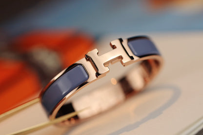 [Super Jewellery]H BRACELET 12MM BLUE GRAY