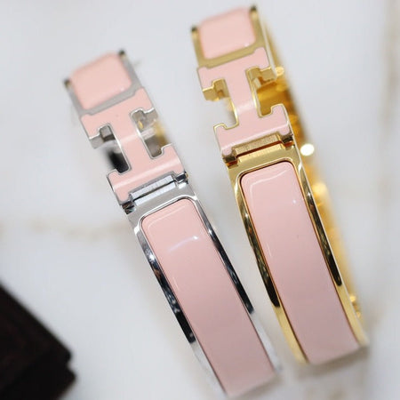 [Super Jewellery]H BRACELET 12MM PINK