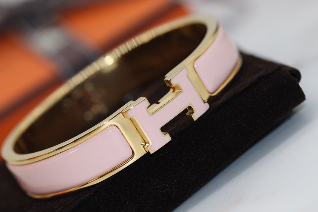 [Super Jewellery]H BRACELET 12MM PINK