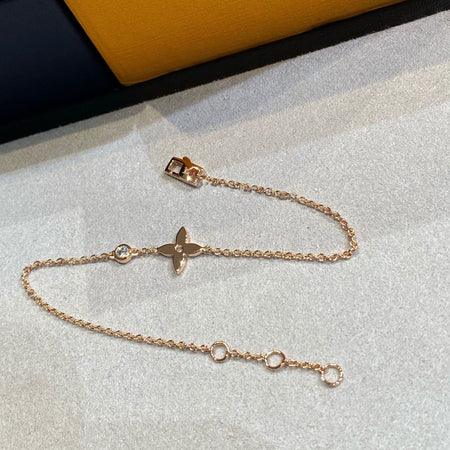 [Super Jewellery]STAR DIAMOND PINK GOLD BRACELET
