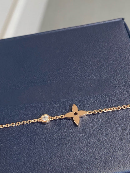 [Super Jewellery]STAR DIAMOND PINK GOLD BRACELET