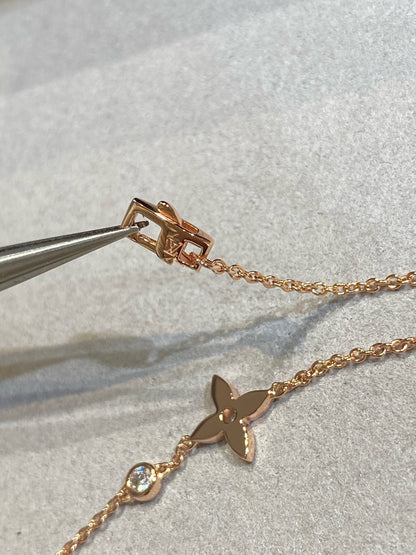 [Super Jewellery]STAR DIAMOND PINK GOLD BRACELET