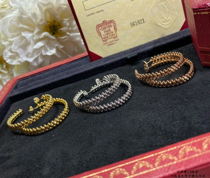 [Super Jewellery]CLASH LARGE HOOP EARRINGS