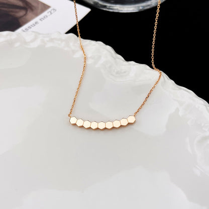 [Super Jewellery]BEE MY LOVE DIAMOND NECKLACE