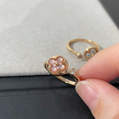 [Super Jewellery]SUN 1 DIAMOND PINK MOP RING