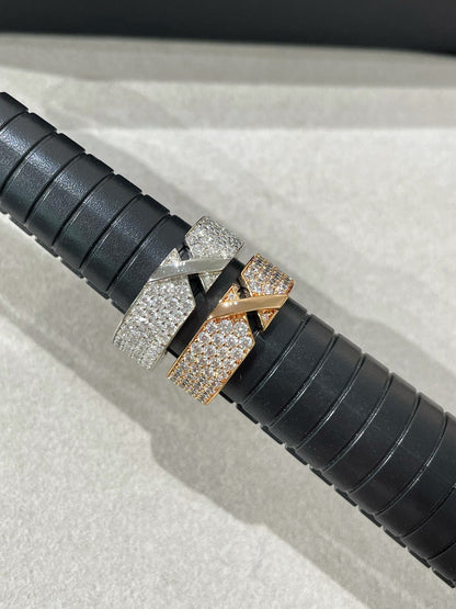 [Super Jewellery]LIENS EVIDENCE  DIAMOND PAVED RING