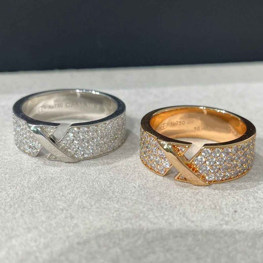 [Super Jewellery]LIENS EVIDENCE  DIAMOND PAVED RING
