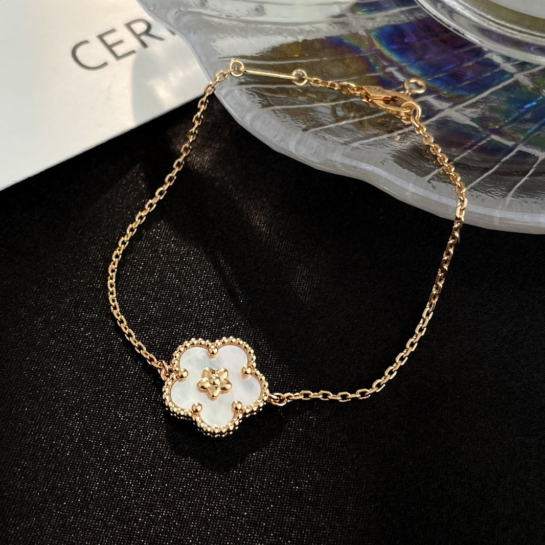 [Super Jewellery]LUCKY SPRING ROSE GOLD MOP BRACELET
