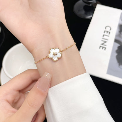 [Super Jewellery]LUCKY SPRING ROSE GOLD MOP BRACELET