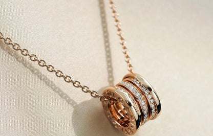 [Super]ZERO 1 PINK GOLD DIAMOND NECKLACE