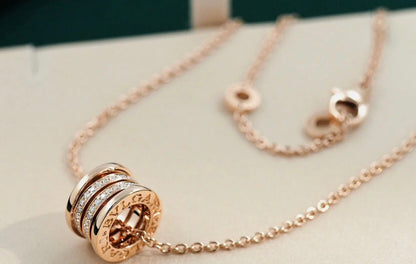 [Super]ZERO 1 PINK GOLD DIAMOND NECKLACE