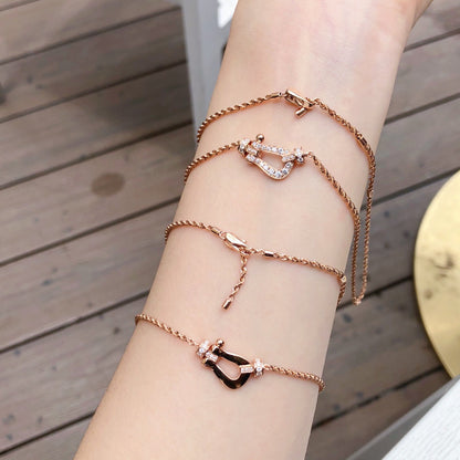 [Super Jewellery]FORCE 10 PINK GOLD DIAMOND NECKLACE