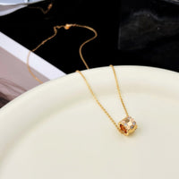 [Super Jewellery]BEE MINI PEDANT DIAMOND NECKLACE