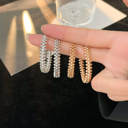 [Super Jewellery]CLASH HOOP EARRINGS