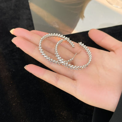 [Super Jewellery]CLASH HOOP EARRINGS